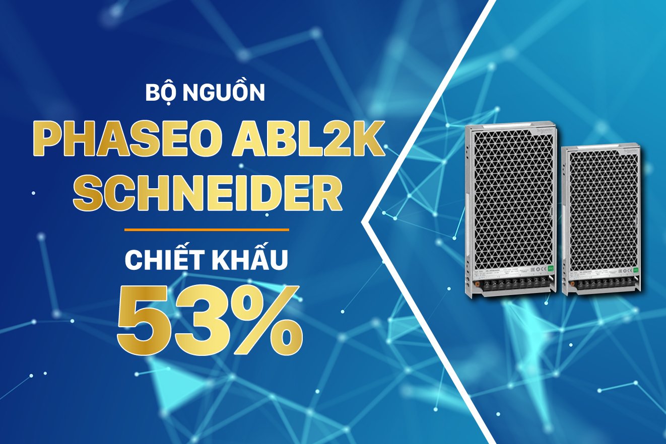 [Schneider - Khuyến mại] Chiết khấu 53% bộ nguồn Phaseo ABL2K Schneider